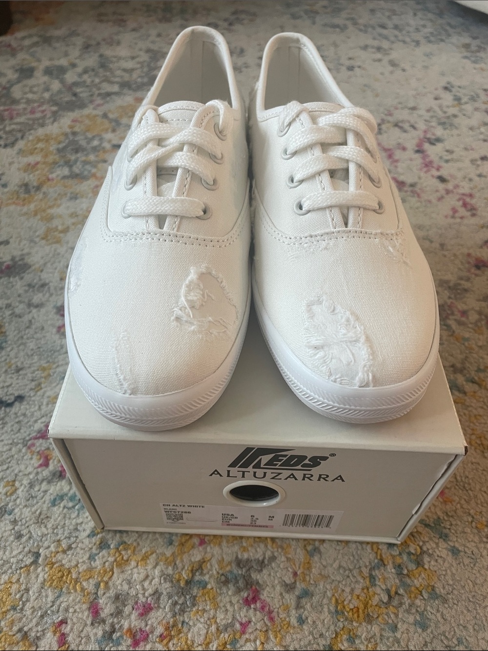 Keds White Canvas Sneakers